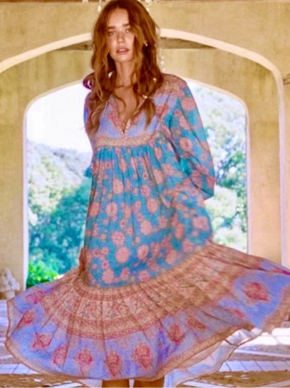 πΊπHPππΊ NWT Spell & The Gypsy Love Story Boho Dress - Picture 1 of 16